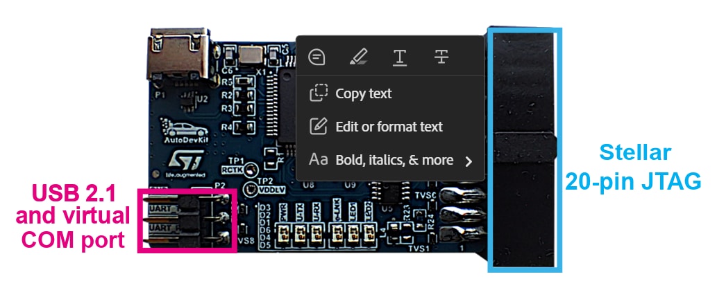 STMicroelectronics AEK-MCU-SRLNK Stellar MCU Programmer & Debugger